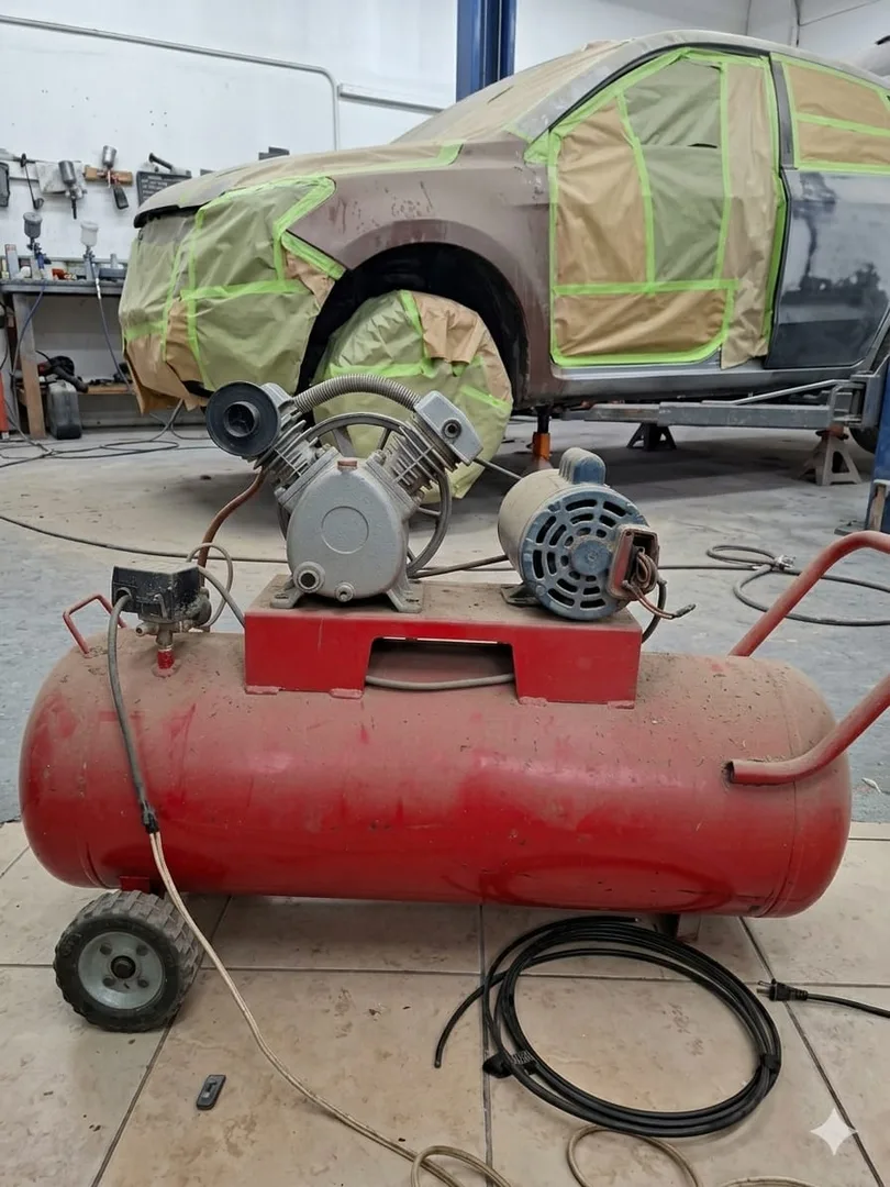 Compresor de aire  1 1/2 hp a 110v